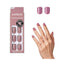 KISS imPRESS No Glue Mani Press On Nails, 'Petal Pink', Short Size, Squoval Shape, Includes 30 Nails