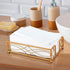 Fresh Towel Disposable Linen-Feel Guest Hand Towels for Bathroom, Kitchen, Party, Wedding, 100 Count (2 Bags of 50)