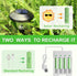 Rechargeable AA Batteries for Solar Lights, 600mAh 1.2V, 12PCS AA Rechargeable Batteries