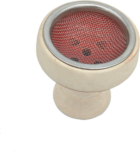 Stainless Steel Hookah Bowl Screen, Metal Heat Management System, 2pcs Silver Screen (No Bowls Included)