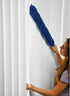 Handheld Reusable Microfiber Flex Duster, Bendable Dust Cleaner for Hard-to-Reach Areas, Machine Washable, 20”, Blue