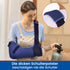 Immobilizer 40-51 inch) Arm Sling for Shoulder Injury with Waist Strap - Brace Support for Sleeping, Rotator Cuff