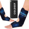 Coldest Foot Ankle Achilles Pain Relief Ice Wrap with 2 Cold Gel Packs - Best for Tendon Injuries & Sore Feet