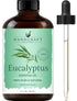 Set 4 Oz, 100% Handcraft Blends Peppermint, Eucalyptus, Lavender Essential Oil - Fl. Pure and Natural, Therapeutic