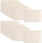 16 Pack Multi-Purpose Cosmetics Bag with Zipper, Canvas Makeup Pouches, Travel Toiletry Bag, DIY Craft Bag (M, Beige)