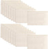 16 Pack Multi-Purpose Cosmetics Bag with Zipper, Canvas Makeup Pouches, Travel Toiletry Bag, DIY Craft Bag (M, Beige)