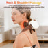 LOVMASSG 3 Neck and Shoulder Massager with Heat, Palm-Style Kneading, Speeds, Ergonomic Hands-Free Design, Portable