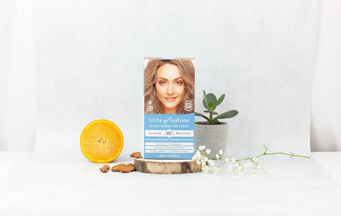 Tints of Nature 8C Ash Blonde Permanent Hair Dye, Nourishes Hair and Covers Greys, Ammonia-Free, 4.4 fl oz