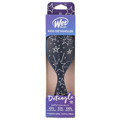 Wet Brush Kids Detangler Hair Brushes - Stars, Midi Detangling Brush with Ultra-Soft IntelliFlex Bristles for All Hair