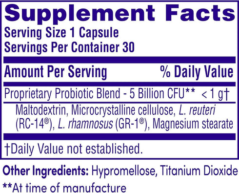 Pro-B Probiotic Supplement for Women, 30 Oral Capsules by Rephresh