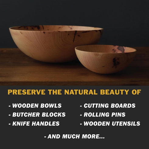 WALRUS OIL Wood Wax, 3 oz Can, FDA Food-Safe, Cutting Board Wax and Board Cream