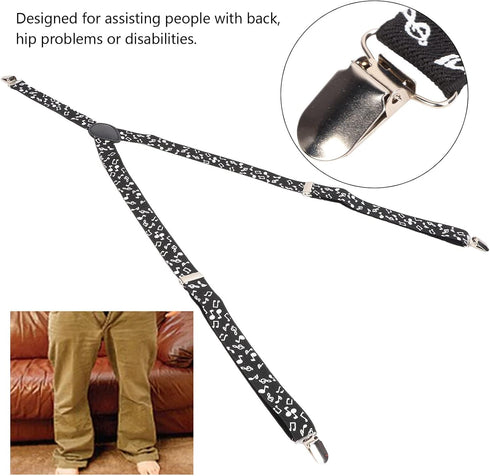 Pants Aid Tool and Pants Assist for Elderly and Senior, Clip and Pull Dressing Aid Adjust Dressing Puller No Bending