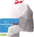 Amazon Basics Flextra Tall Kitchen Drawstring Trash Bags, 13 Gallon, 90 Count, Clean Fresh Scent, 10% Recycled Content