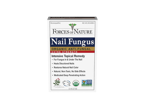 Forces of Nature Toenail Nail Fungus Treatment Extra Strength, 11ml, Organic Antifungal for Toenails and Fingernails