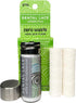Refillable Silk Dental Floss – 100% Silk Floss with Mint Flavor, Includes 1 Refillable Glass Container and 2 Spools