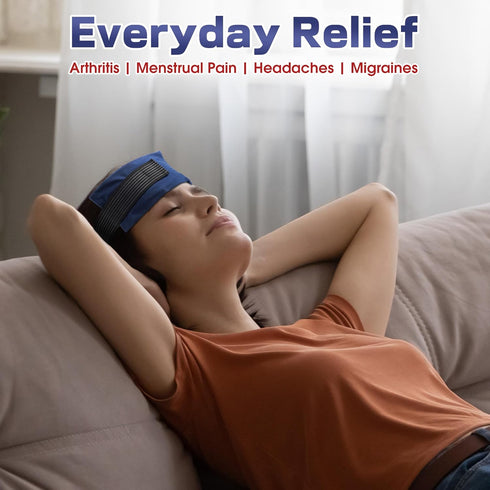 Ice Packs for Injuries, 4 Pack Reusable Hot and Cold Gel Packs with 2 Adjustable Flexible Wraps for Pain Relief