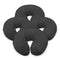 London Linens Pack of 4, Premium Extra Thick 100% Cotton Flannel Massage Tables Face Cradle Covers - Includes 4 pcs