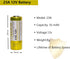 23A 12 Volt Battery A23 Battery- Long Lasting 12 V Battery 5 Pack, 23A 12V Batteries for Doorbells and Remote Control Unit