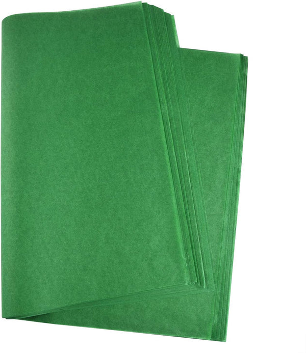 MIAHART 60 Sheets Christmas Tissue Paper | 50 x 35cm | Green Wrapping Paper for DIY Crafts