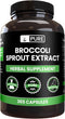 PURE ORIGINAL INGREDIENTS Broccoli Extract Powder Capsules (365 Capsules) Pure, No Artificial Color, No Fillers