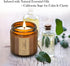 Set 4 Pack Candle Gift for Home Scented Soy Wax Candles, Lavender, Jasmine, Sandalwood & Sage Long Lasting Aromatherapy