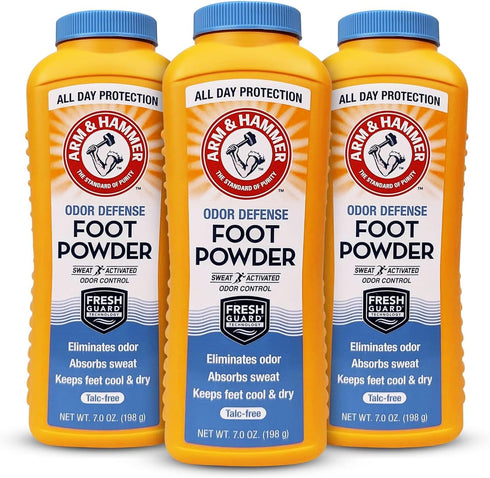 Arm & Hammer Foot Powder for Shoes & Feet, Talc-Free Odor &