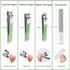 Manicure Set Nail Clippers Pedicure Kit, 4 Pcs Stainless Steel Portable Grooming Tools for Travel