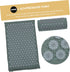 Set 2pcs GALPADA Acupoint Massage Mat and Pillow Non-Slip Yoga Exercise Mat with Acupuncture Therapy Pillow