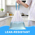 HHXI 300Ct 4 Gallon Small Trash Bags, Garbage Bags, Scented Trash Bags, Odor Resistant with Drawstring, Blue Ocean
