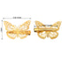 WILLBOND 24 Pieces Gold Butterfly Hair Clips, Cute Hollow Metal Hairpins, 90s Hair Accessories for Women Girls