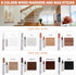 DEWEL Furniture Markers Touch Up, 17 Pcs Wood Scratch Repair Kit, Upgrade Wood Furniture Repair Markers and Wax Sticks for Stains, Scratches, Wood Floors, Tables, Bedposts