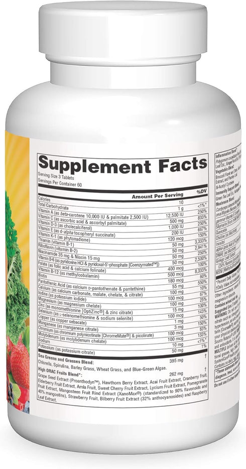 Source Naturals Life Force Green Multiple - Energy Activator with Superfoods*, 180 Tablets