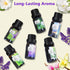 Flower Essential Oils Set, 6x10ml Aromatherapy Oil Gift Kit for Diffuser, Humidifier, Fragrance - Gardenia, Magnolia,