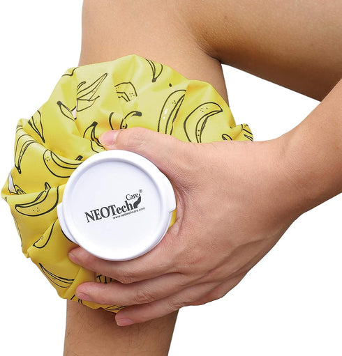 NeoTech Care Ice Bag, Screw Top Fillable, Reusable, 5 inch, Animals Design