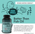 Freshfield Prenatal Omega 3 DHA Supplement: Fish Oil Replacement, Algae Oil, Vegan Friendly Supports Lactation & Brain Development. Mercury Free, Carbon Neutral, Plastic Negative (Prenatal 60)