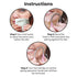 Lindo Twist-N-Roll Tweezer, Spring Facial Hair Removal Tool, Travel Pouches Included, 2 Pack