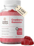Mother Nutrient Cranberry Gummies for Women & Kids - 1,000mg Pure Cranberry Extract, Gluten-Free, Non-GMO, Vegan