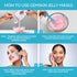 Jelly Mask for Facials Peel-Off - 10 Set Pack Hydrating & Calming Jelly Face Mask Powder Variety Kit with Spatula
