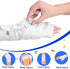 50 Pieces Bandage Clips, Metal Clips Aluminum Bandage Pins with Plastic Storage Box Replaceable Wrap Fastener