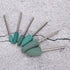 Nail Drill Bits Set, 6pcs Nail Polishing Grinding Machine Tools, Silicone Polisher for Acrylic Gel Nails, Manicure