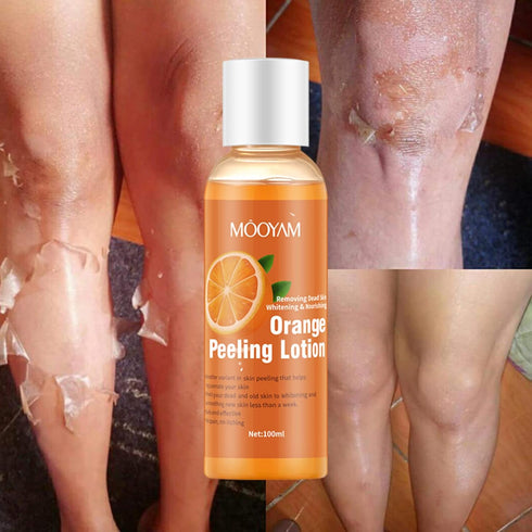 Orange Peeling Lotion, Vitamin C Peel Off Mask for Skin Exfoliation, 100ML/3.4 FLOZ (1PCS)