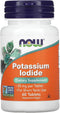 NOW Supplements Potassium Iodide 30mg - 60 Non-GMO Project Verified Tablets