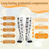 KWSAAHU 15-20 mmhg Compression Socks for Women Men Blood Circulation Relieve Fatigue, Suitable Sport Travel for Nurse