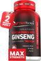 Herbtonics Korean Red Panax Ginseng 1500mg - Energy Supplement for Focus & Vitality - 120 Vegan Capsules
