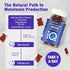 Gummies 5-HTP 60 Count (1) Melatonin Free Sleep for Adults with Magnesium, Valerian Root, & Herbal Blend - Natural