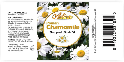 Artizen 2oz Oils - Chamomile Roman Essential Oil, 2 Fluid Ounces