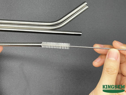 KINGSEM 20PCS 8mm-10.6 inch Straw Cleaner Brush kit, Straw Brush of for Water Bottle Sippy Cup with Straw, Glass