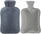 Hot Water Bottle with Soft Cover, 2L Classic Rubber Bag for Menstrual Cramps, Pain Relief, Hot Cold Therapy for Women