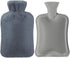 Hot Water Bottle with Soft Cover, 2L Classic Rubber Bag for Menstrual Cramps, Pain Relief, Hot Cold Therapy for Women
