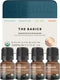 Cliganic Organic Essential Oils Gift Set (Top 4 - The Basics), 100% Pure Natural Aromatherapy - Peppermint, Eucalyptus,